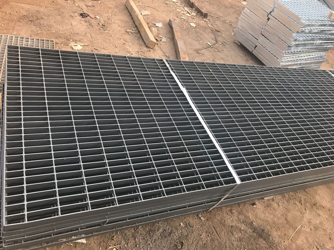 Welded Industrial Steel Grating , Mild Steel Grating Plain Bearing Bar