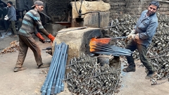 How Truck Axle Shafts Are Made from Lathe Scrap | Recycling Metal into Heavy-Duty Parts