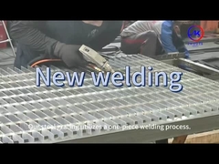 Hot dipped galvanized press welded 2mm steel grating for drainage channel