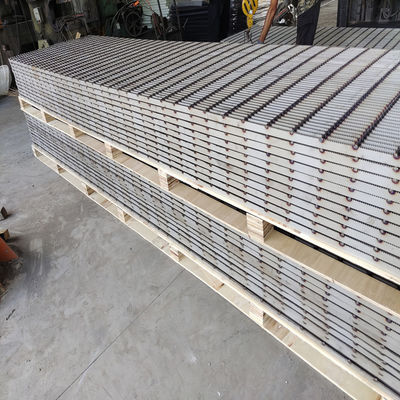Bright Surface Hot Dip Galvanized 30x30mm Industrial Steel Grating In Silver