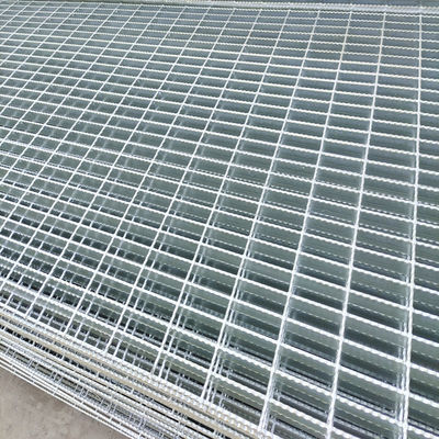 323/50/100 Galvanized Driveway Floor Serrated Steel Grating Heavy Duty Metal Bearing Bar