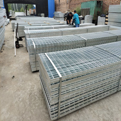 Construction 25x2mm Steel Bar Grating Hot Dipped Galvanized For Platform Walkway