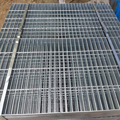 Platform Covered 303/20/100 Industrial Steel Grating With Load Bearing Pressure Welded