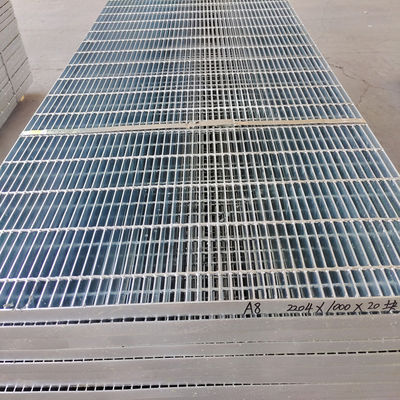 Pressure Welding Industrial Steel Grating Galvanized For Machinery