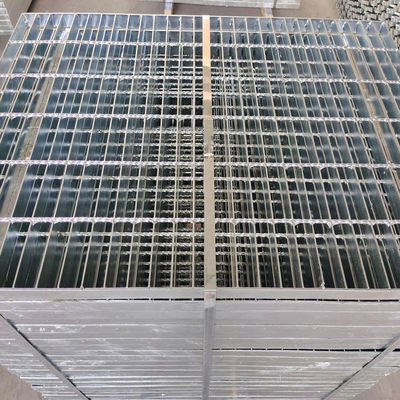 Serrated Bar 50*5 Stainless Steel Mesh Flooring , Welded Steel Bar Grate