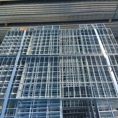 1000x1000mm Industrial Steel Grating with Welding Process and 30mm Bearing Bar Pitch