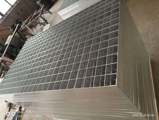 Expanded Steel 19w4 serrated grating Mesh For Architectural Facades