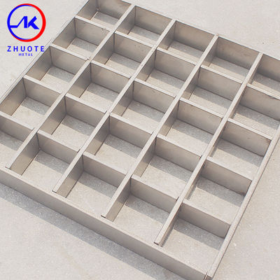 Expanded Steel 19w4 serrated grating Mesh For Architectural Facades