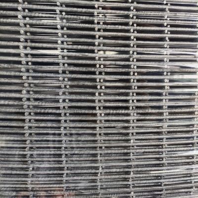 Pvc Coated Welded 1.5m Steel Mesh Fence With Steel Post And Bolts