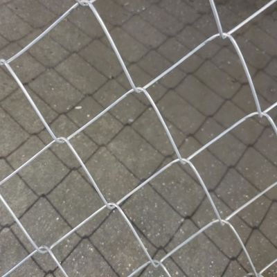 Metal 6 Ft X 50 Ft Galvanized Chain Link Fences 60*60mm Size