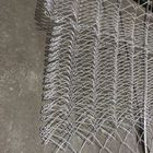 Height 1.8 M Farm Diamond Chain Link Fencing Hot Dipped Galvanized