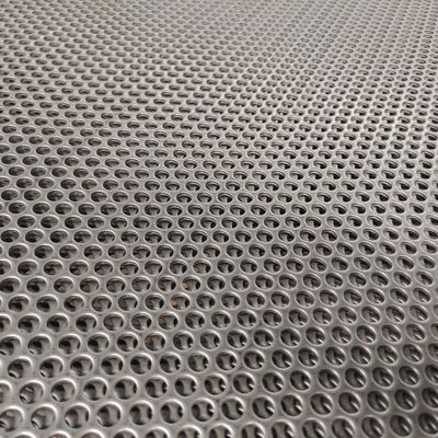 Anti Slip Round Square Metal Perforated Panel Customized Shape Height For Optimal Safety