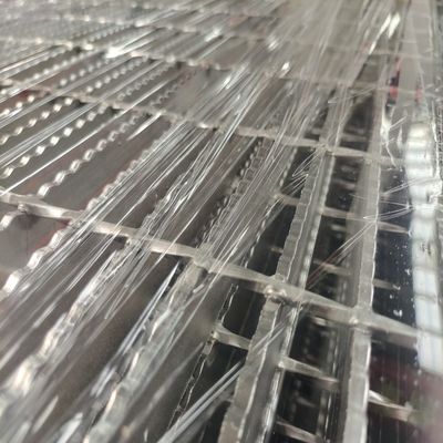 Anti Slip Steel Bar Grille Mall Polish Finish Q235 Grade 32X5mm Load Bar