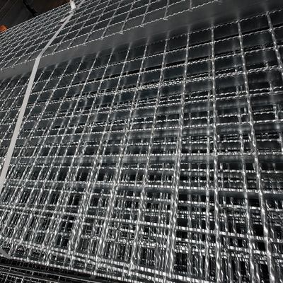 YB/T4001.1-2007 Bright Stainless Steel Industrial Grating With Machine Pressure Welding
