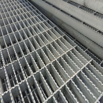 Rust Resistant Anodized Aluminum Open Bar Grating / Air Grating Aluminum For Industrial Flooring