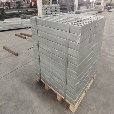Press Welded Non Slip Heavy Steel Grating Heavy Duty Corten Steel Grating With Rectangular Bar