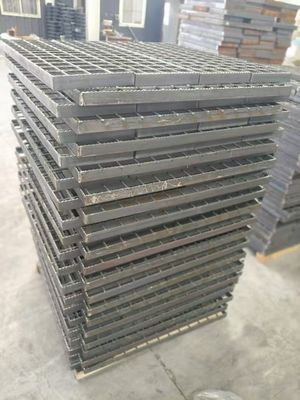 Stainless Steel Texture Serrated Industrial Steel Grating with Serrated Bearing Bar