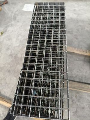 Stainless Steel Texture Serrated Industrial Steel Grating with Serrated Bearing Bar