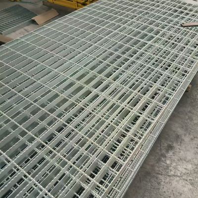 Steel forged into a durable, high temperature resistant silver steel grating