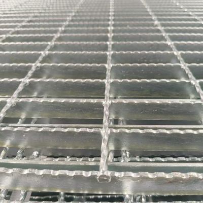 Windproof, corrosion-proof steel grating used in factory workshops