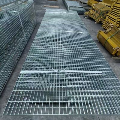 Hot Galvanized Smooth Silver bar grating mesh With 30mm Flat Bearing Bar