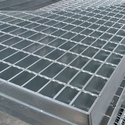 Hot Galvanized Smooth Silver bar grating mesh With 30mm Flat Bearing Bar