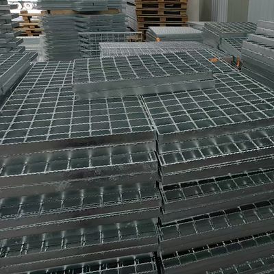 3mm Cross Bar Bright On Surface Industrial Steel Decking Grating
