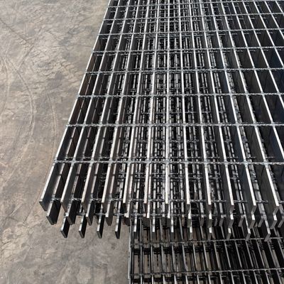 1000x1000mm Plain Types Welded Steel Industrial Grating 30mm Open Type