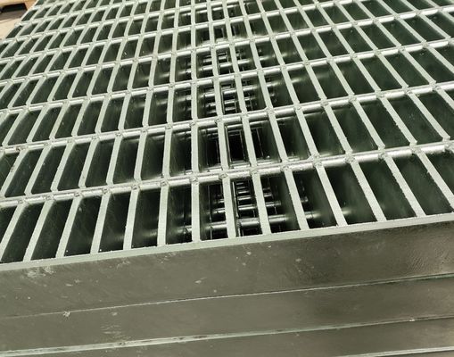 3mm Bright Steel Floor Decking Grating with 30mm Cross Bar