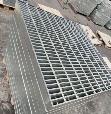 3mm Bright Steel Floor Decking Grating with 30mm Cross Bar