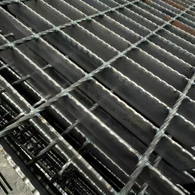 PVDF Painted Strength Industrial Steel Grating Plate 8mm Bearing Bar