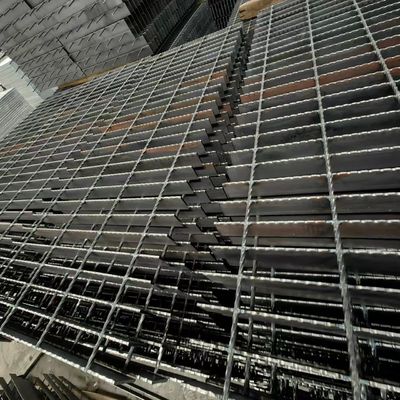 PVDF Painted Strength Industrial Steel Grating Plate 8mm Bearing Bar