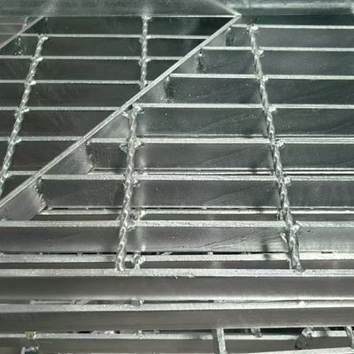 Corrosion Resistant Industrial Steel / Aluminum Grating anti skid