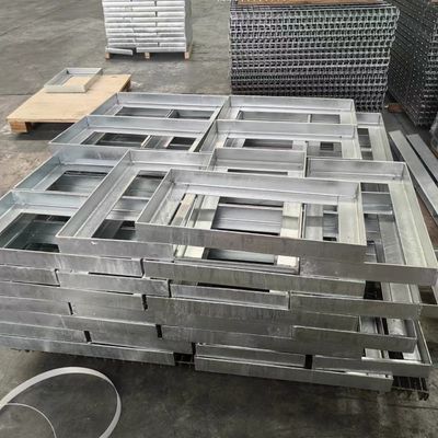 30mmx30mm Pitch 3mm Steel Grating with Galvanized Surface