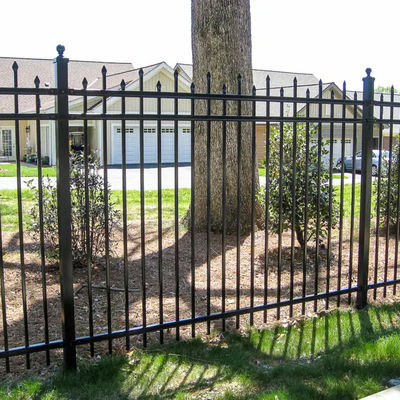 Varies Custom Made Chain Link Fencing Weather Resistant Powder Coated Metal