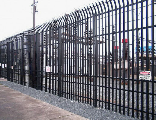 Silver Galvanized Chain Link Fencings with Customizable Dimensions