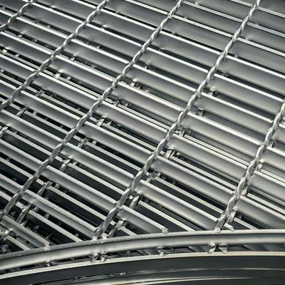 Sturdy Industrial Steel Grating Flat Bar with 3mm Cross Bar