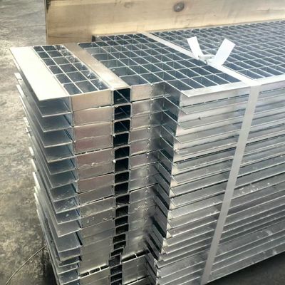 Silver Bright 3mm Cross Bar Hot Galvanized Steel Grating For Building Materials