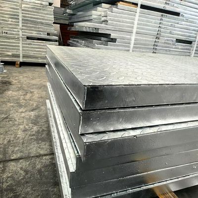 30mm Bearing Bar Pitch Industrial Steel Safety Grating Aluminium Checkered Plates