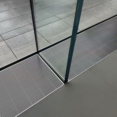 Bright Surface Industrial Steel Grating Anti Rust Stainless