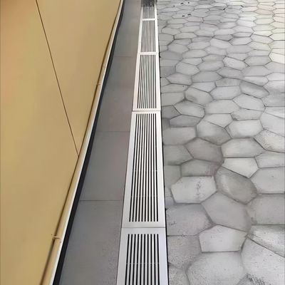 900mm Wide Aluminum Plain Bar Grating With Anodized Finish