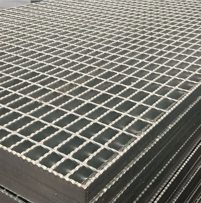 30mm Bearing Bar Spacing Industrial Steel Grating Stainless Texture 3mm Cross Bar Thickness