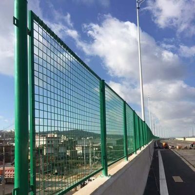 1.2m Post Height Welded Mesh Fence With Steel Post And 50x50mm Size