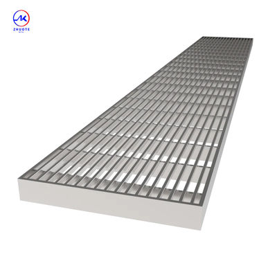 3mm Cross Bar Thickness Industrial Steel Grating Since 1990 Stainless Steel Texture For Industrial