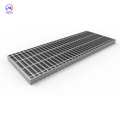 Welding Process Industrial Steel Grating With 30mm Bearing Bar Pitch And Hot Galvanized Surface