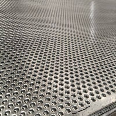 3mm Hole Diameter Perforated Metal Plate 0.5mm Thickness Strong Sturdy Design