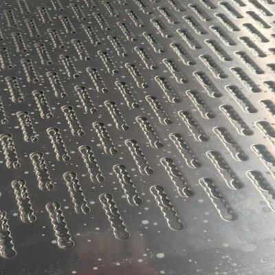 3mm Hole Diameter Perforated Metal Plate 0.5mm Thickness Strong Sturdy Design