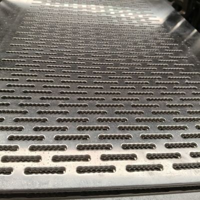 Excellent Sound Absorption Perforated Metal Plate With Bright Surface And ISO9001 Standard