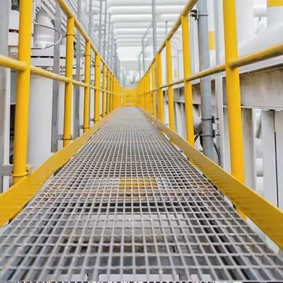 Q235 Grade Flat Bar Grating Mesh For Optimal Air And Light Flow In Industrial Settings