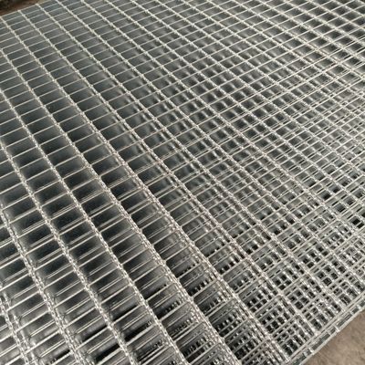 1000x6000mm Size Anti-Rust Steel Grating Biggest Size 1050mm*6000mm For Industrial Environments